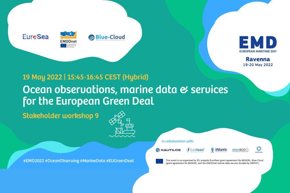 EuroSea, EMODnet, Blue-Cloud at EMD 2022